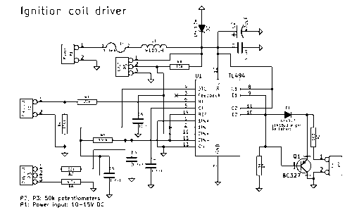 Schematic diagram (driver electronics)