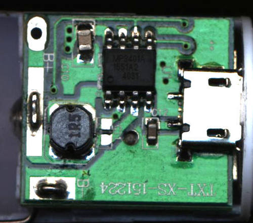 Electronics (top side)